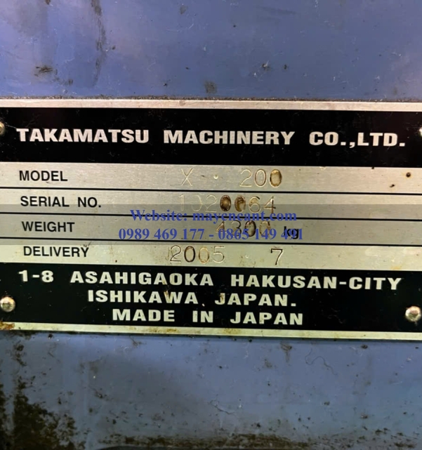 MÁY TIỆN CNC TAKAMAZ X 200 Fanuc 21Itb