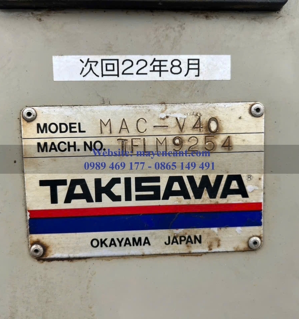 MÁY PHAY  CNC TAKISAWA MAC V40 FANUC 21IM