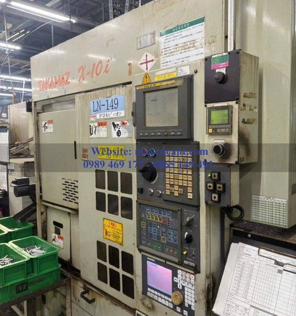 MÁY TỆN CNC TAKAMAZ X10I DATE 2004 XOAY DAO SERVO