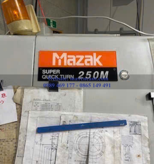 MÁY TIỆN CNC MAZAK SQT250 TPLUS có C axis có phay 