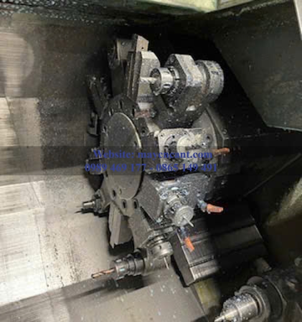 MÁY TIỆN CNC MAZAK SQT250 TPLUS có C axis có phay 