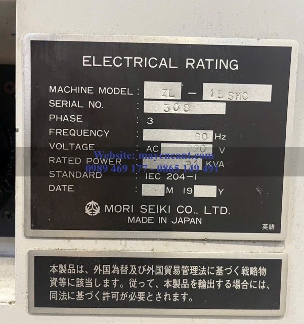 MÁY TIỆN CNC MORI SEIKI ZL15SMC FANUC 16TT