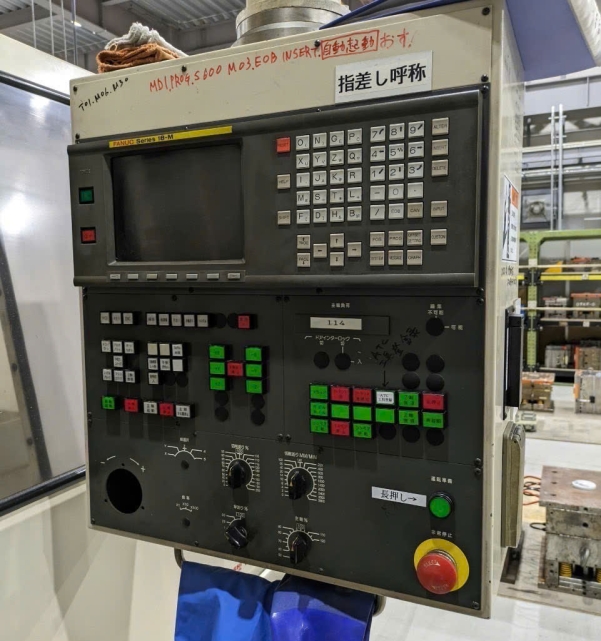 MÁY PHAY CNC MITSUBITSHI M-V70D  FANUC-18M  