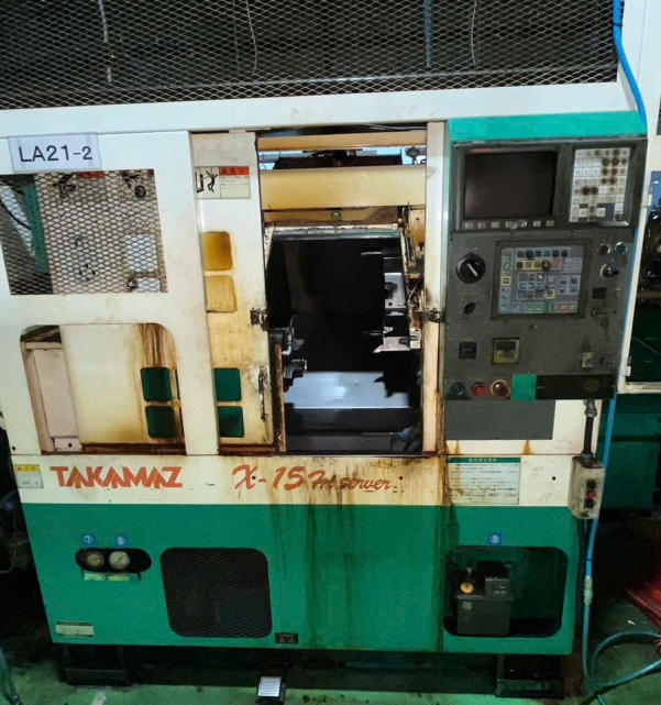MÁY TỆN CNC TAKAMAZ X15 FANUC 21TB  HÀNG SỐ LƯỢNG 