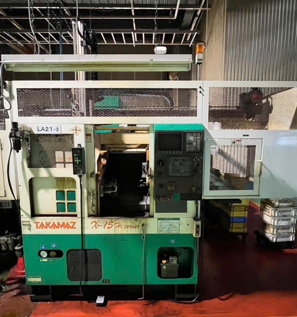 MÁY TỆN CNC TAKAMAZ X15 FANUC 21TB  HÀNG SỐ LƯỢNG 