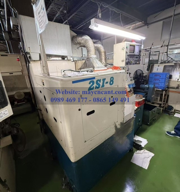 MÁY TỆN CNC SHIMADA 2SI-8 FANUC OITB DATE 2004 HÀNG SỐ LƯỢNG