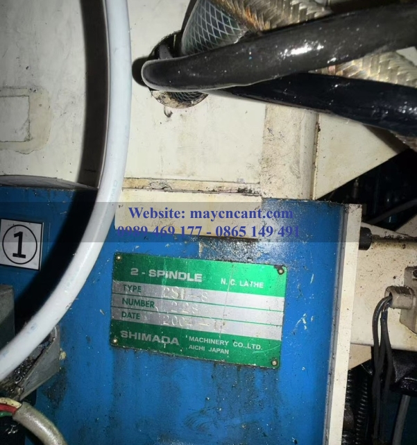 MÁY TỆN CNC SHIMADA 2SI-8 FANUC OITB DATE 2004 HÀNG SỐ LƯỢNG